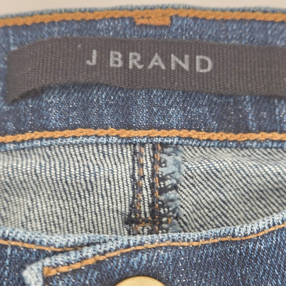 J Brand 8314T178 Blue Denim Selena Arcade Mid Rise Crop Boot Jeans Women 28 NWT - Picture 2 of 15
